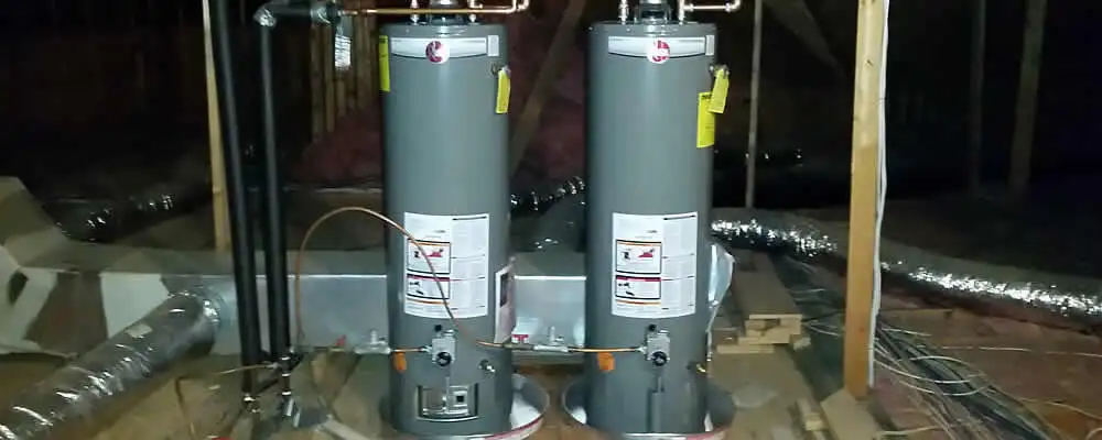 Tankless water heater installation for home hot water in Louisville, KY